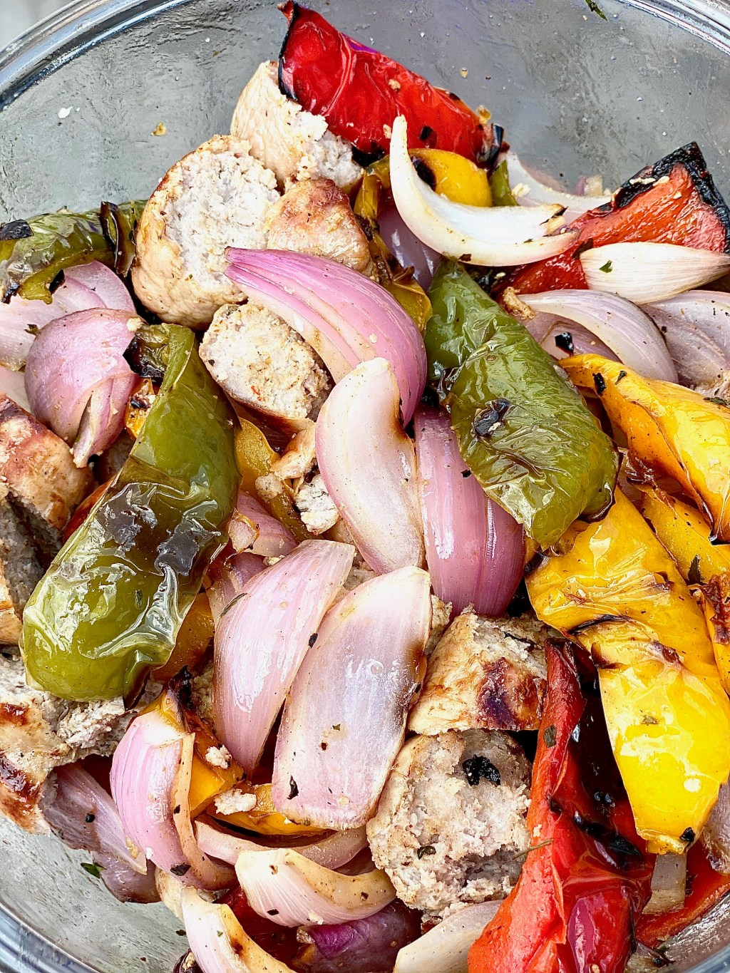 Grilled Sweet Sausage &&nbsp;Peppers.