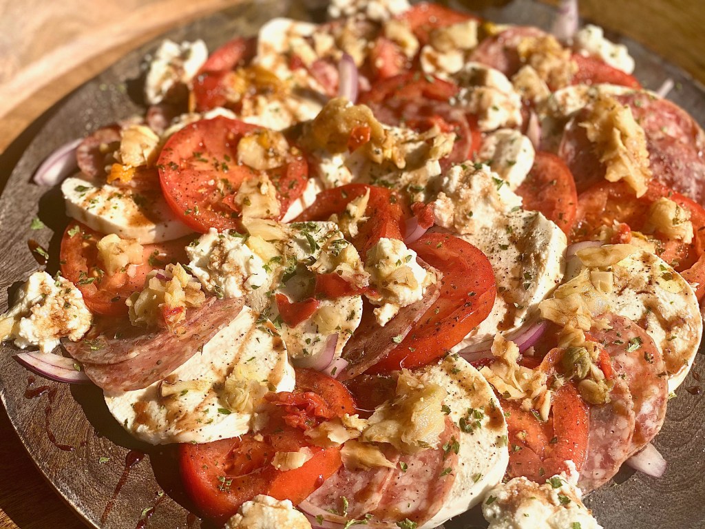 Layered Italian Caprese&nbsp;Plate.
