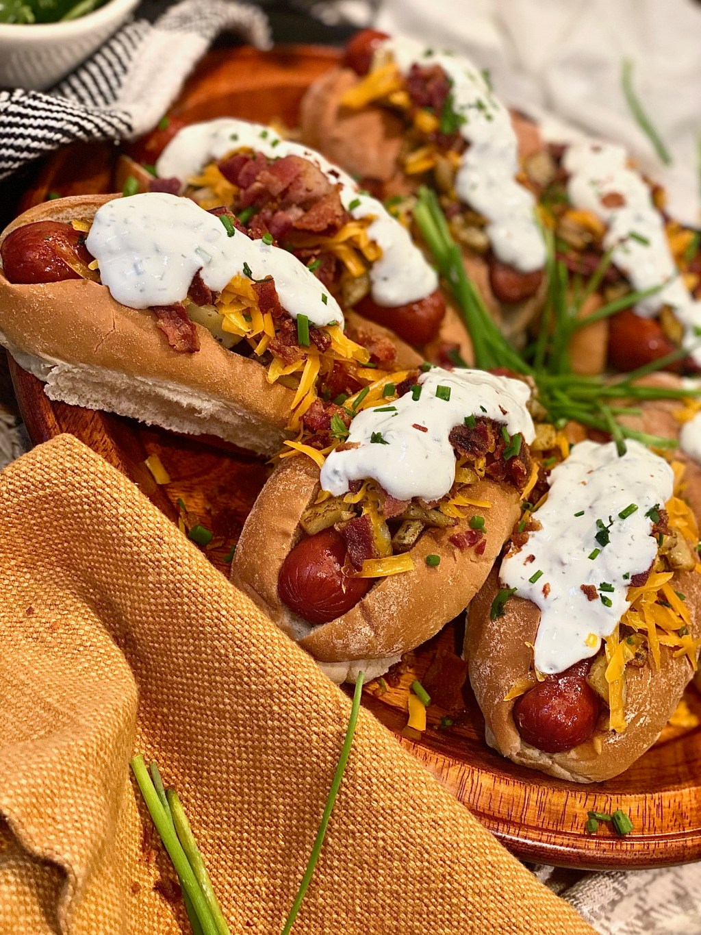 Loaded Potato Hot&nbsp;Dogs!