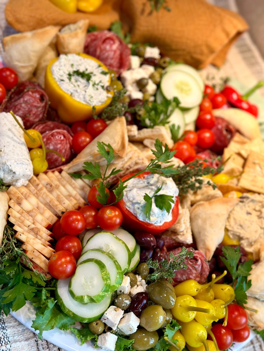 How To Create The Most Magnificent Mediterranean Charcuterie Board To Celebrate The Start Of&nbsp;Spring.