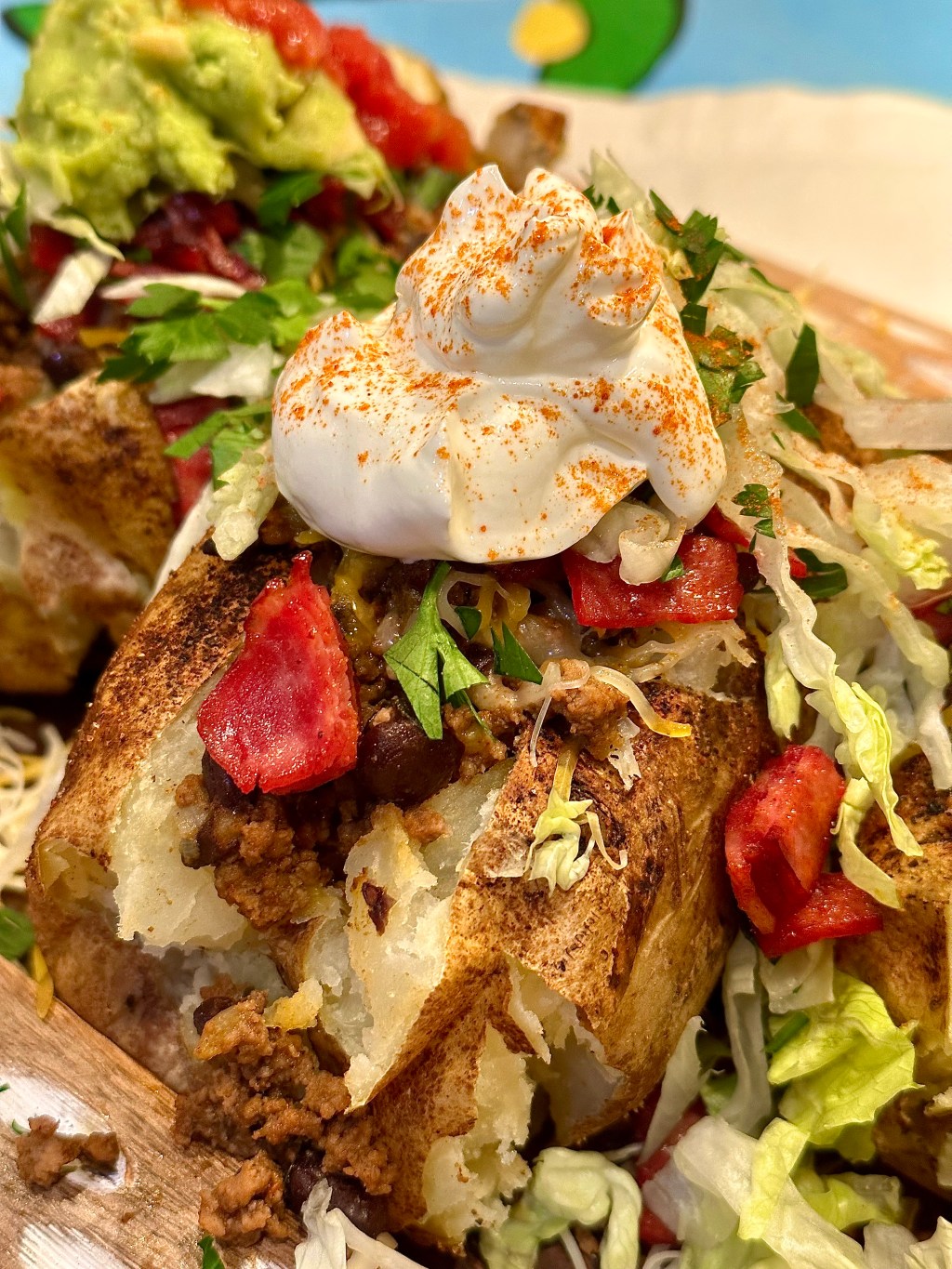 Loaded Taco Baked Potatoes For Some Of The Most Comforting Bites On These Cold Snowed In&nbsp;Days!
